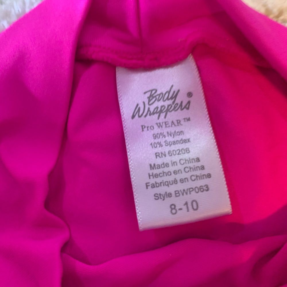Pink dance top